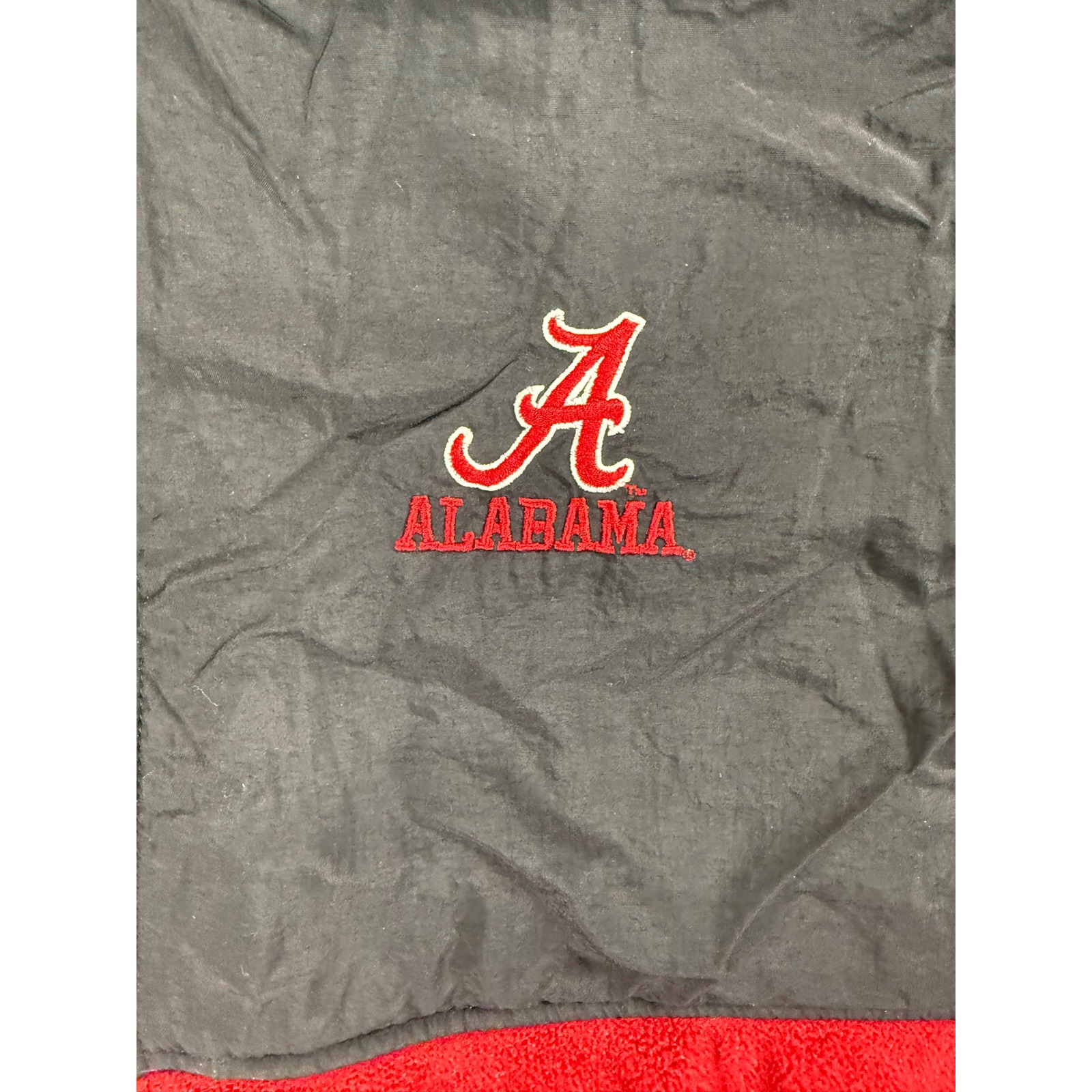 Weatherproof Alabama Fleece Jacket Mens M Red Black Polyester Zip Coat Gameday — image 4 of 8